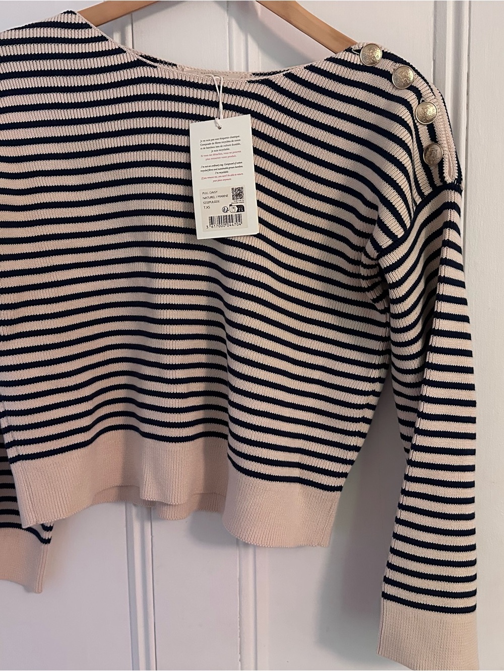 Sézane Daisy Jumper Cotton Knit - Picture 2 of 3